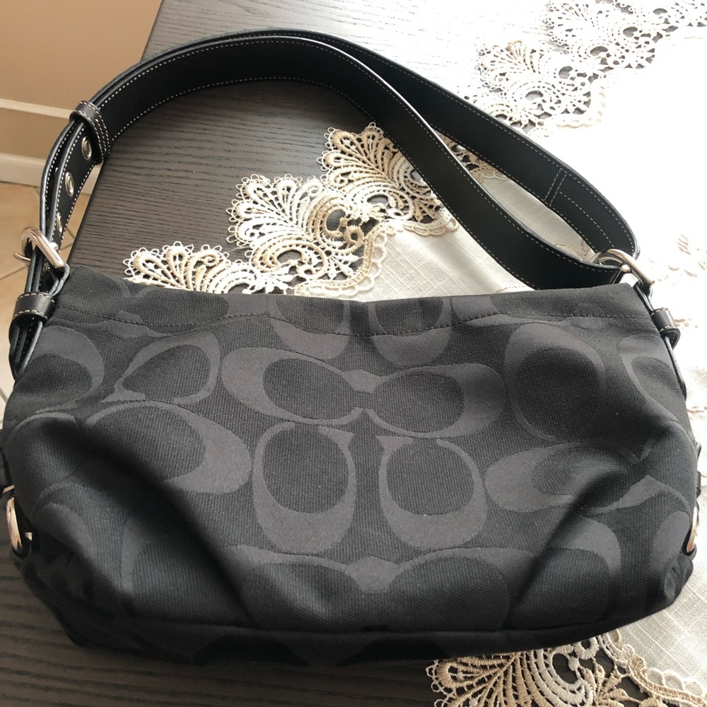 Black Coach Purse: Gently Used